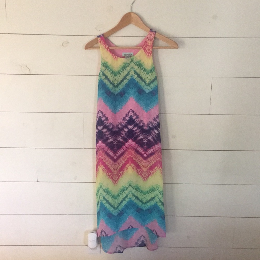 Girls tie dye dress - Picture 3 of 3